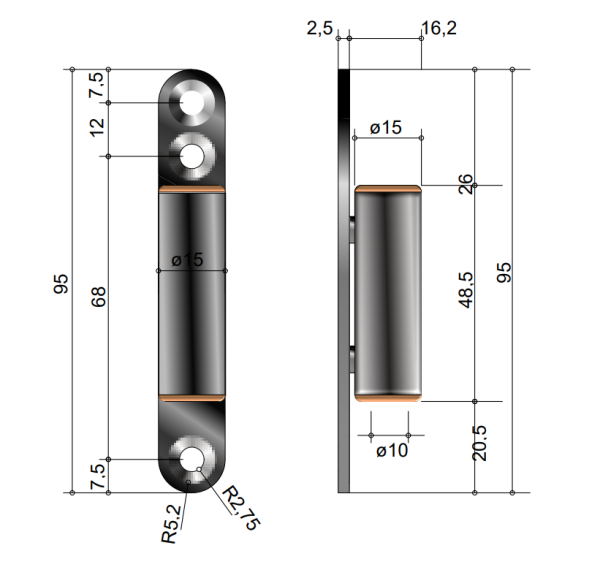 Band- Rahmenteil für GTZ44